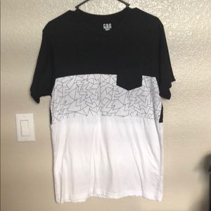 Champs sports black and white tee